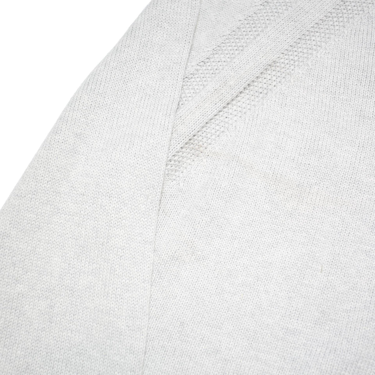 TOMMY HILFIGER Mens Grey Plain Jumper Crew Neck Basic Knit M Cotton Blend Casual
