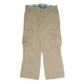 BRUNOTTO Mens Cotton Blend Beige Relaxed Cargo Trousers W36 L29 Utility Casual