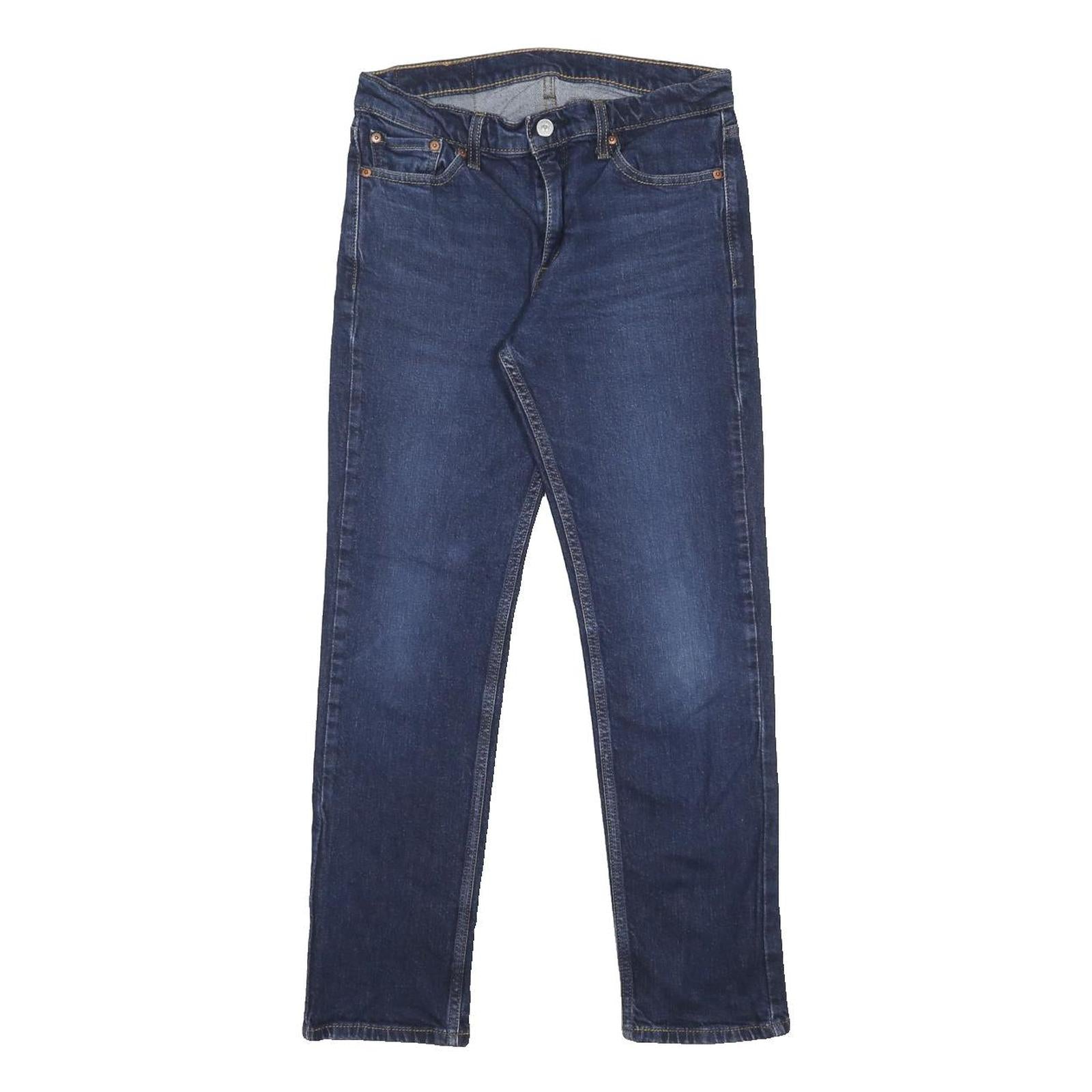 LEVI'S 511 Mens Slim Blue Denim Medium W30 L30 Zip Jeans Comfortable Stretch