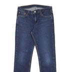 LEVI'S 511 Mens Slim Blue Denim Medium W30 L30 Zip Jeans Comfortable Stretch