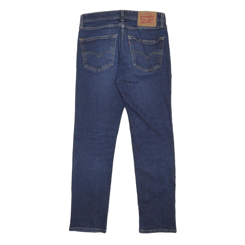 LEVI'S 511 Mens Slim Blue Denim Medium W30 L30 Zip Jeans Comfortable Stretch