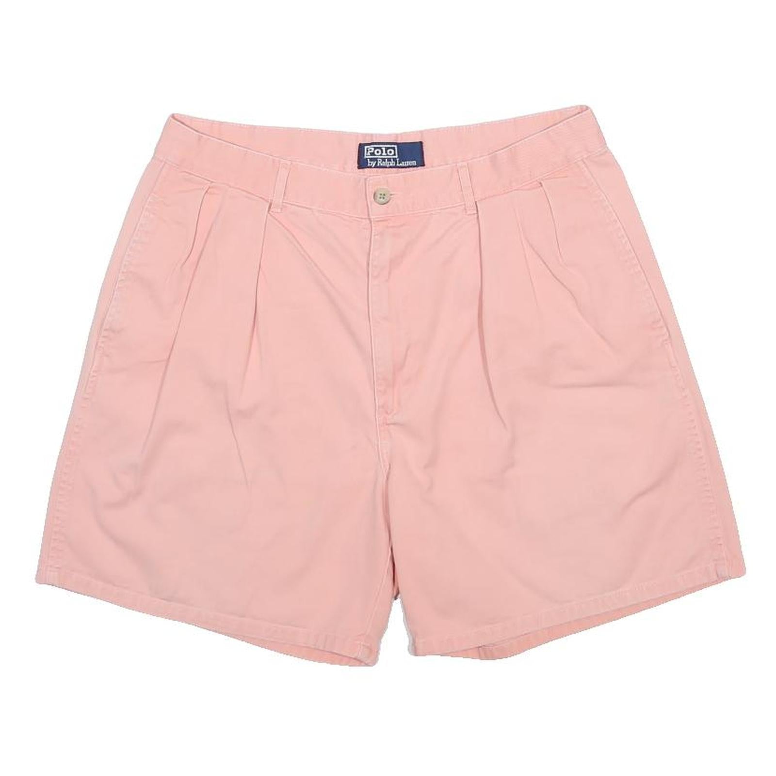 POLO RALPH LAUREN Womens Shorts Pink Casual Plain M W32 Comfortable Cotton