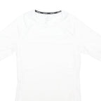 NIKE Mens White Pro Athletic T-Shirt S Short Sleeve Crew Neck Performance