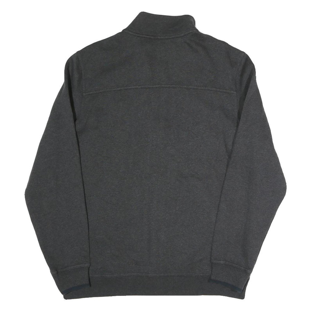 PUMA Mens Black Grey Classic Zip Cotton Blend Jacket L Sweatshirt Trackwear