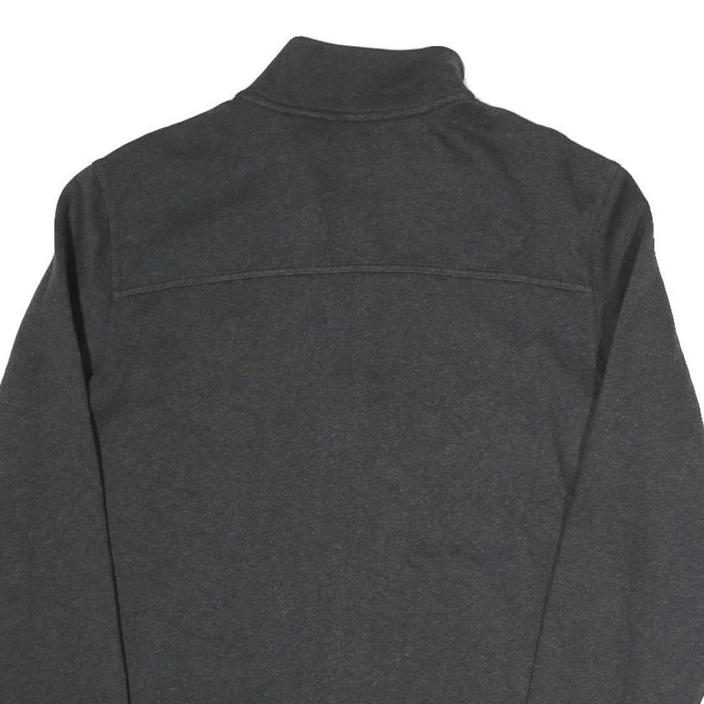 PUMA Mens Black Grey Classic Zip Cotton Blend Jacket L Sweatshirt Trackwear