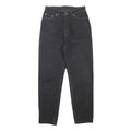 LEVI'S 512 Tapered Womens Jeans Black Slim Cotton Denim W28 L29 Classic Zip