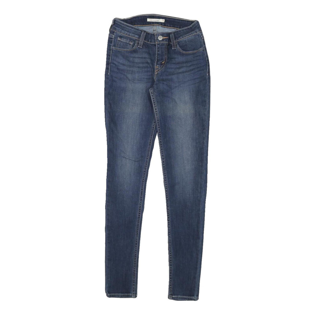 LEVI'S 535 Womens Jeans Blue Slim Skinny Denim Medium W24 L30 Stretch Cotton