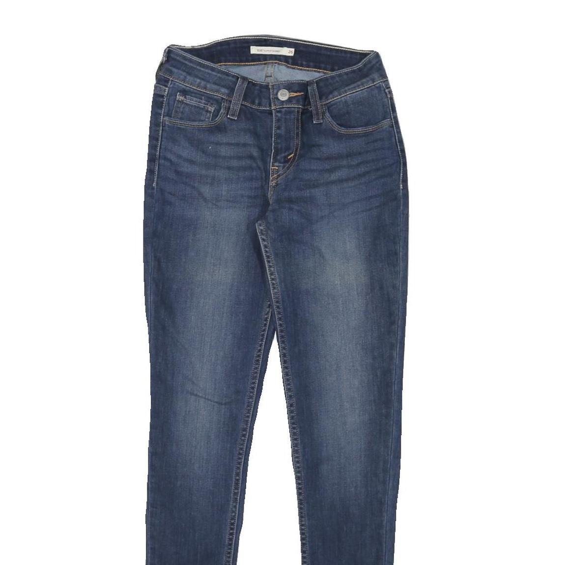LEVI'S 535 Womens Jeans Blue Slim Skinny Denim Medium W24 L30 Stretch Cotton
