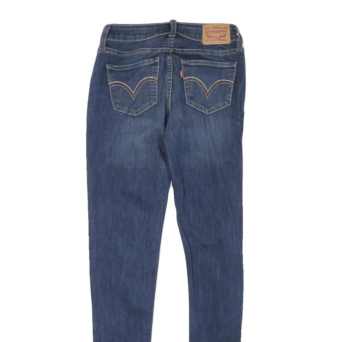 LEVI'S 535 Womens Jeans Blue Slim Skinny Denim Medium W24 L30 Stretch Cotton