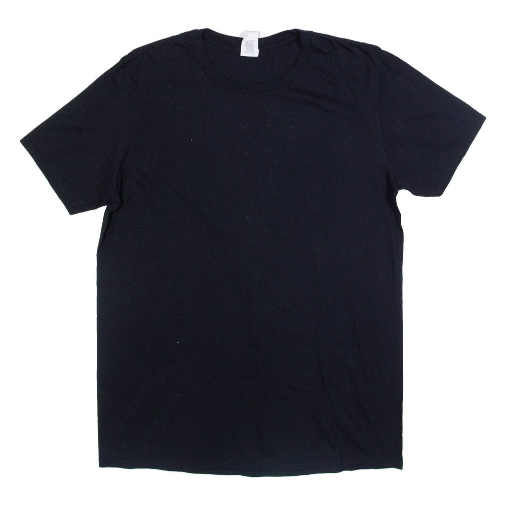 Skull Mens Biker T-Shirt Black L