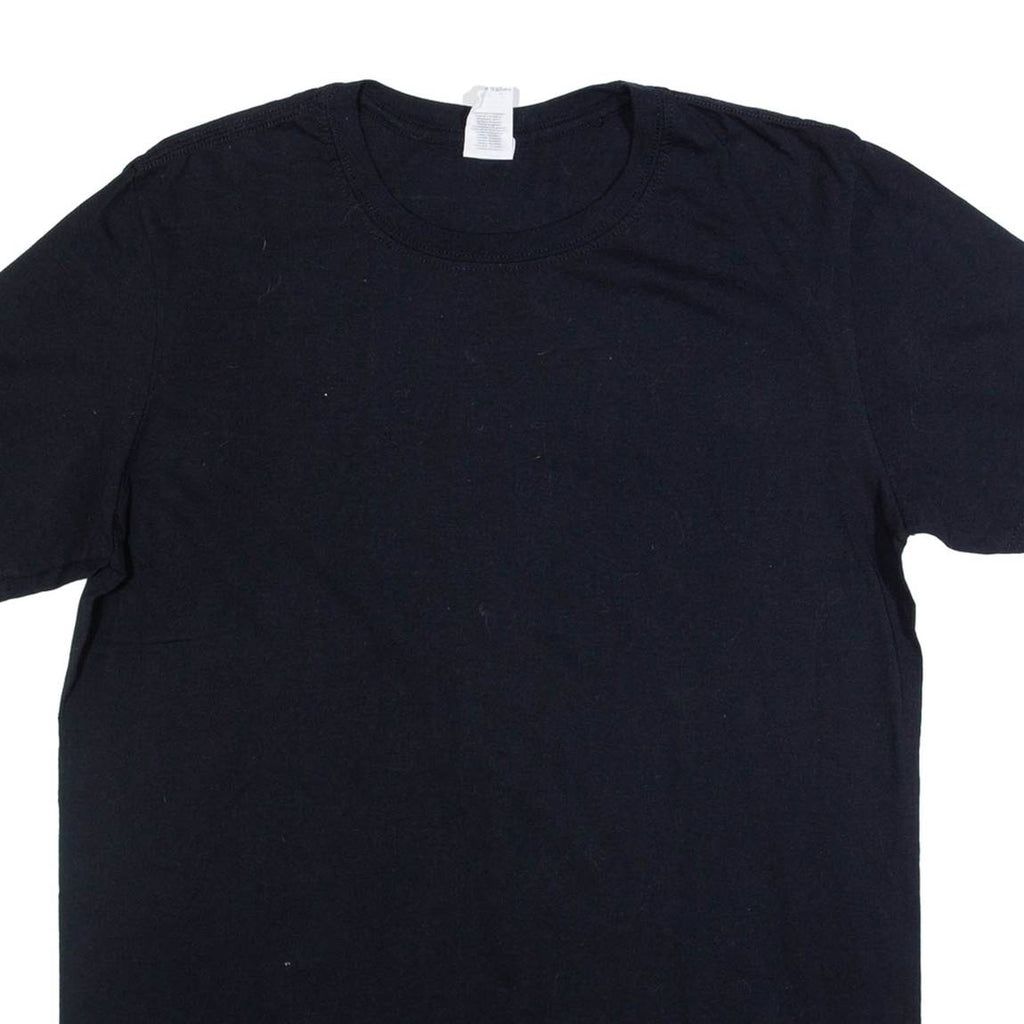 Skull Mens Biker T-Shirt Black L