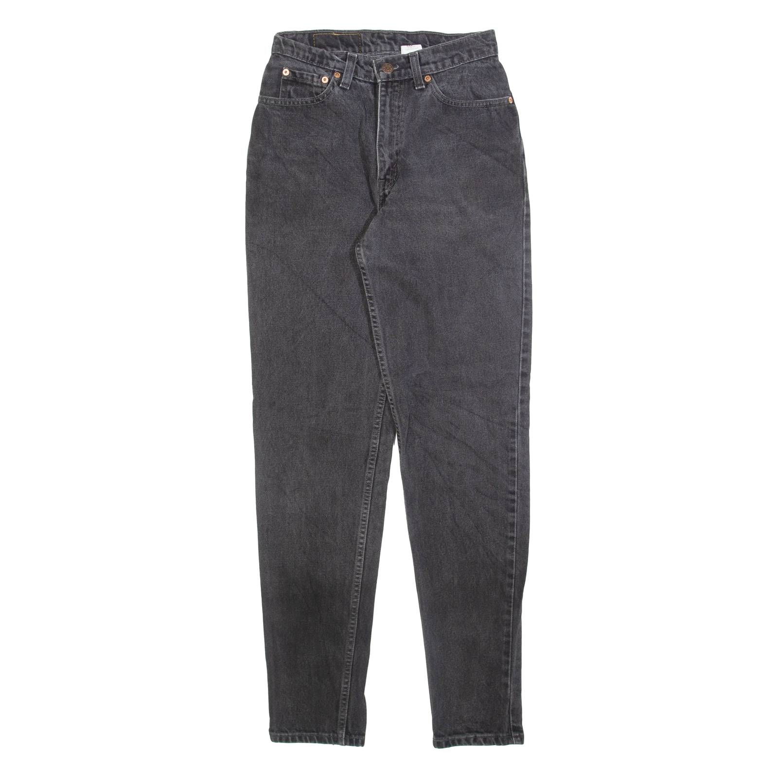 LEVI'S 512 Womens Jeans Grey Slim Tapered 90s W24 L32