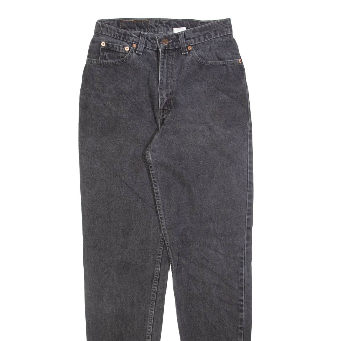 LEVI'S 512 Womens Jeans Grey Slim Tapered 90s W24 L32