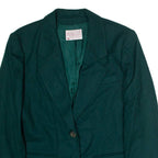 PENDLETON Womens Blazer Jacket Green Wool M