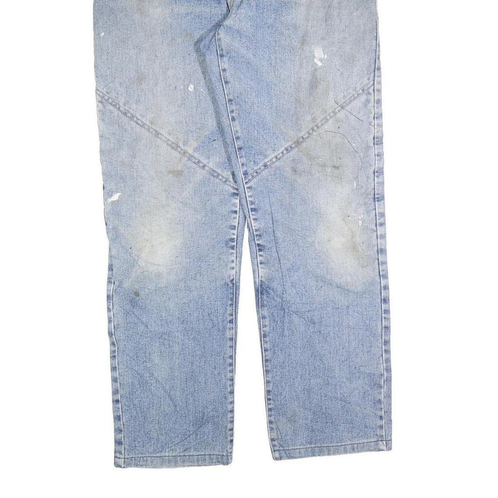 PETROL Mens Jeans Blue Regular Straight Denim Light W33 L32 Contrast Pockets