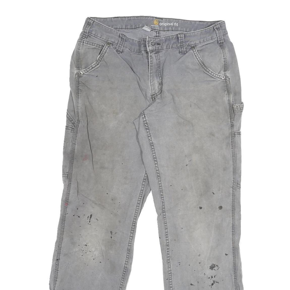 CARHARTT Womens Regular Fit Grey Denim Jeans W30 L30 Workwear Utility