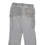 CARHARTT Womens Regular Fit Grey Denim Jeans W30 L30 Workwear Utility