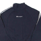 CHAMPION Womens Sweatshirt Blue S