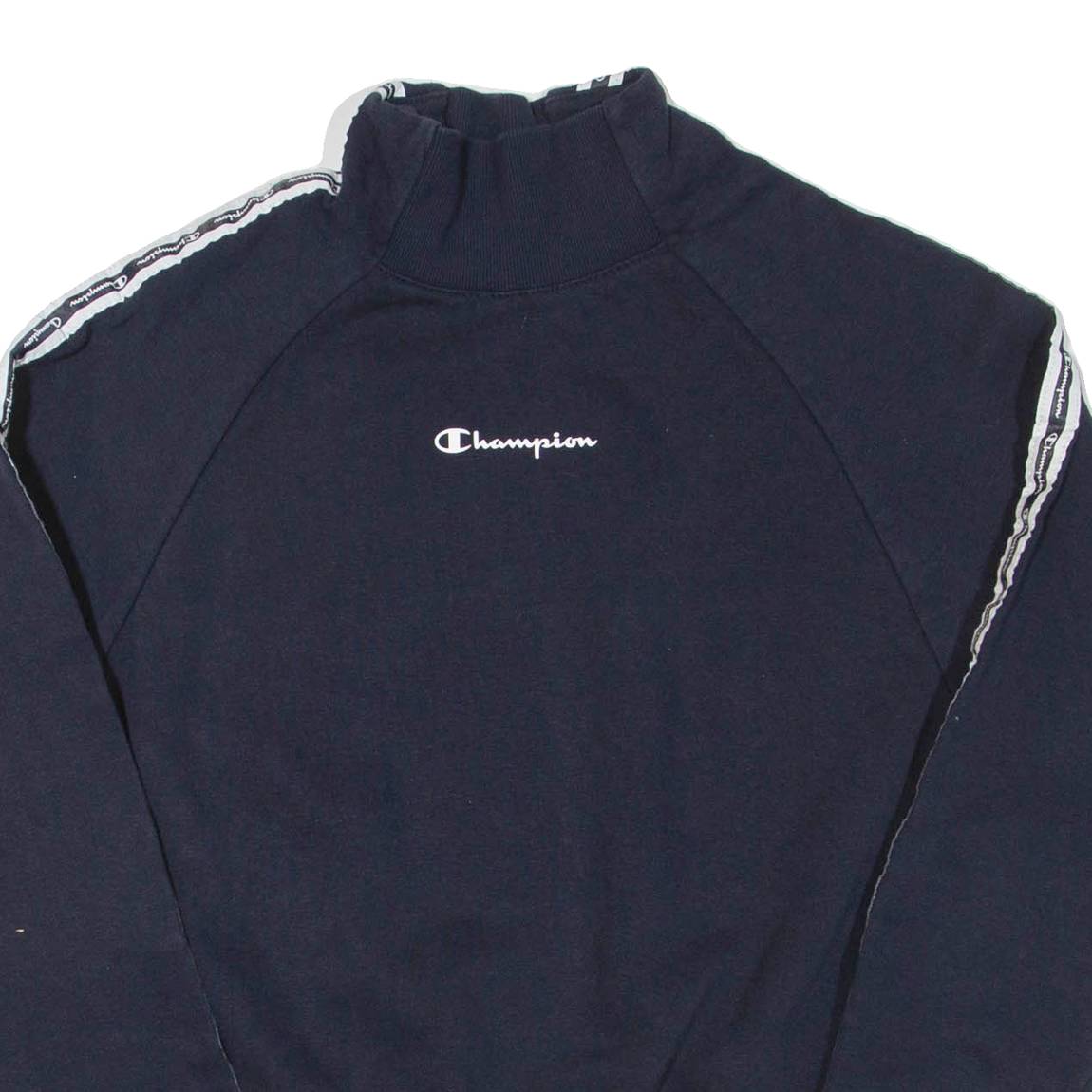 CHAMPION Womens Sweatshirt Blue S