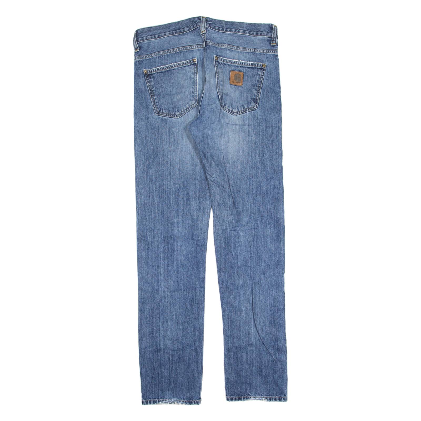 CARHARTT Legend Mens Jeans Blue Regular Straight Stone Wash W30 L32