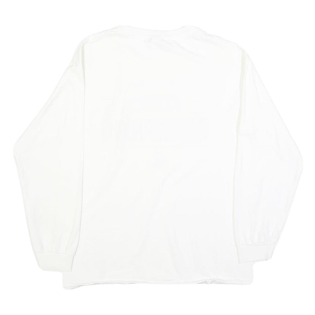 NFL Mens White Seahawks Conference Champions Long Sleeve Crew Neck T-Shirt L NFL