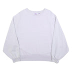 LEVI'S Womens White Crew Neck M Cotton Sweatshirt Casual Pullover