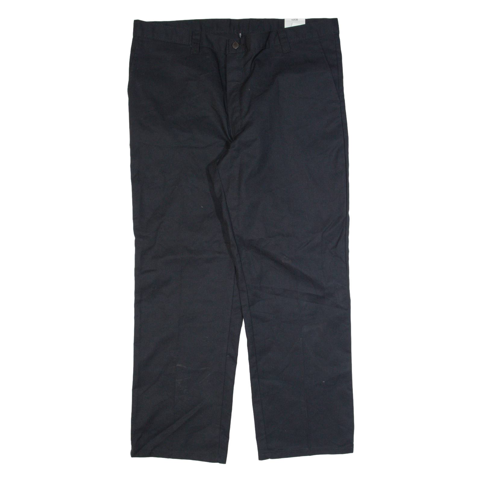 DICKIES Workwear Mens Trousers Black Regular Straight W40 L30