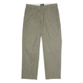 POLO RALPH LAUREN Mens Cotton Beige Classic Straight Trousers W34 L32 Casual