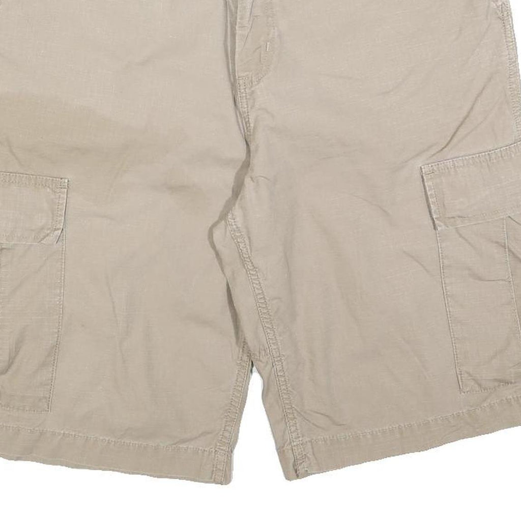 CARHARTT Mens Shorts Beige Cargo Plain XL W38 Workwear Casual Summer