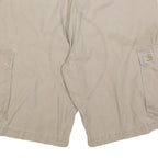 CARHARTT Mens Shorts Beige Cargo Plain XL W38 Workwear Casual Summer