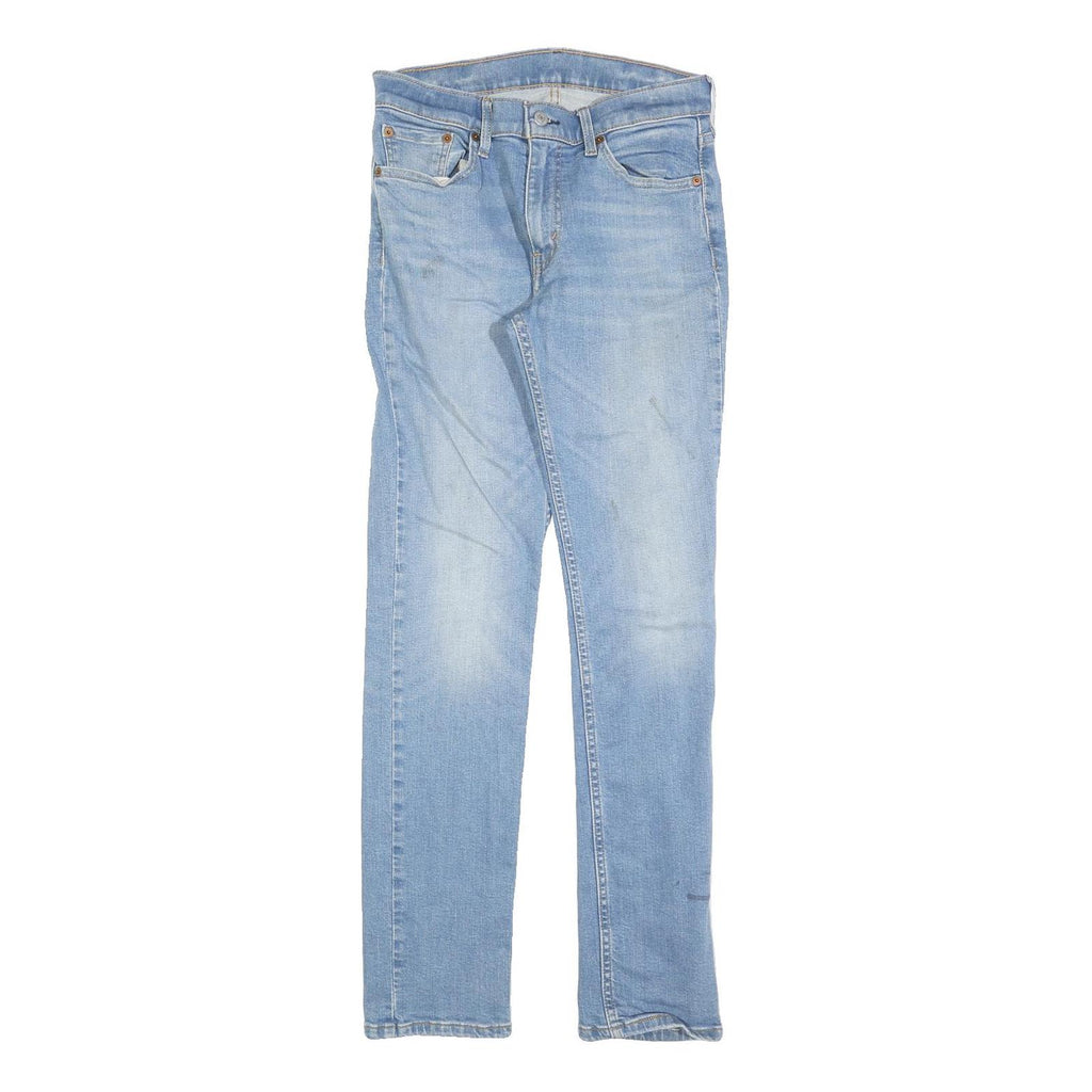 LEVI'S 511 Slim Mens Jeans Blue Slim Skinny Denim Light W30 L32 Authentic