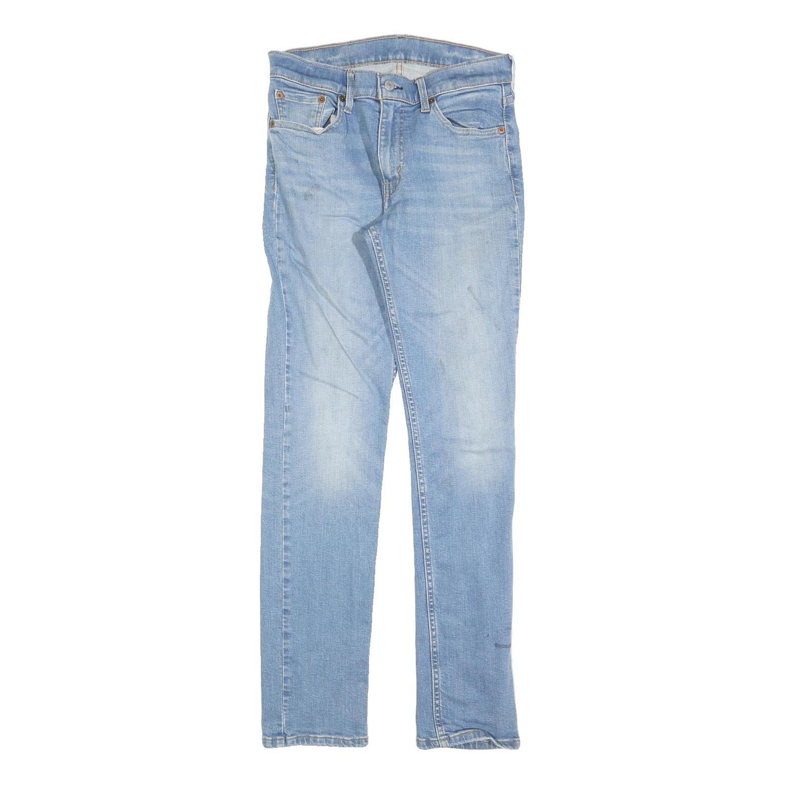 LEVI'S 511 Slim Mens Jeans Blue Slim Skinny Denim Light W30 L32 Authentic