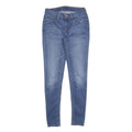 LEVI'S Womens Slim Blue Denim Jeans Cotton Blend Zip W28 L30 Classic Skinny Fit
