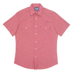 WRANGLER Mens Shirt Red Check M