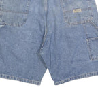 WRANGLER Mens Shorts Blue Denim Casual XL W38 Cotton Blend Workwear