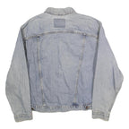 LEVI'S Mens Blue Denim Jacket XL Cotton Button Closure Classic Fit Casual