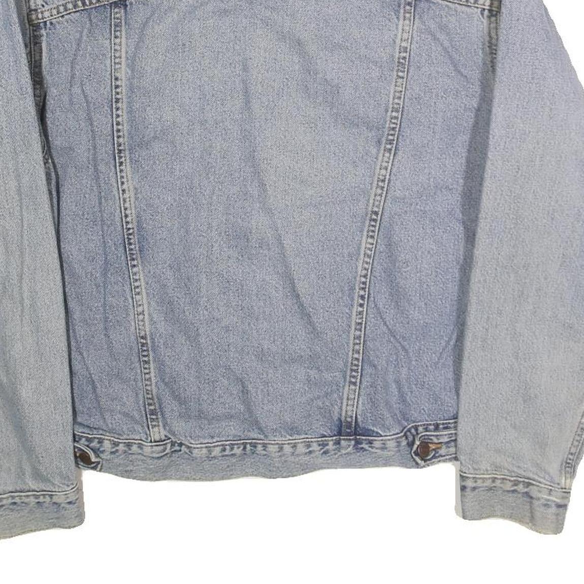 LEVI'S Mens Blue Denim Jacket XL Cotton Button Closure Classic Fit Casual