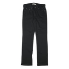 LEVI'S Womens Black Regular Fit Straight Denim Jeans W29 L32 Classic Style