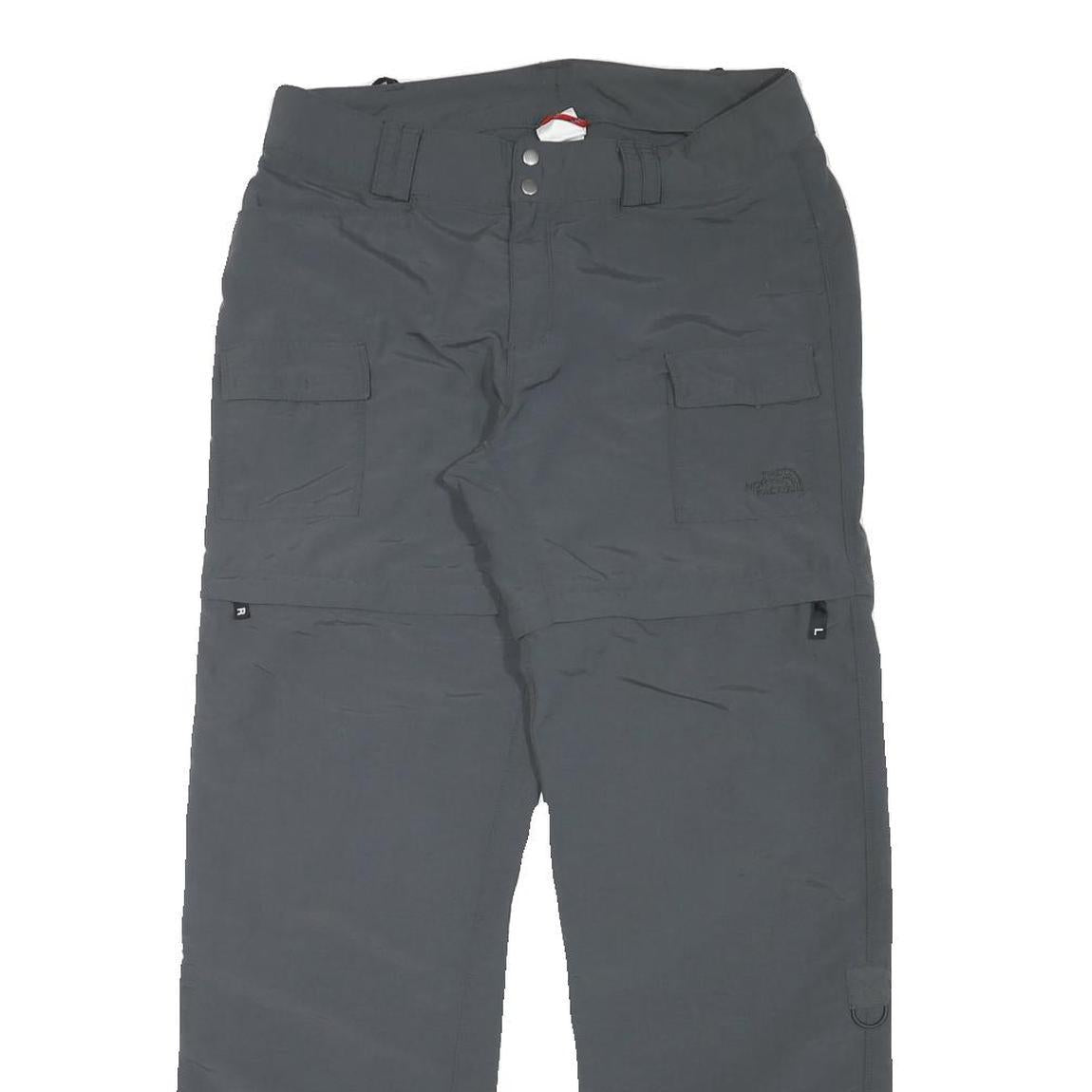 THE NORTH FACE Womens Polyester Blend Grey Regular Cargo Trousers W31 L29