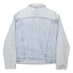 LEVI'S Womens Blue Denim Jacket M Cotton Blend Button Casual Outerwear