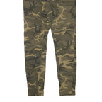 CLOCKHOUSE Womens Cotton Blend Camouflage Slim Skinny Trousers W28 L29 Casual