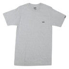 VANS Mens Grey Classic Fit S Short Sleeve Crew Neck Logo Cotton Blend T-Shirt