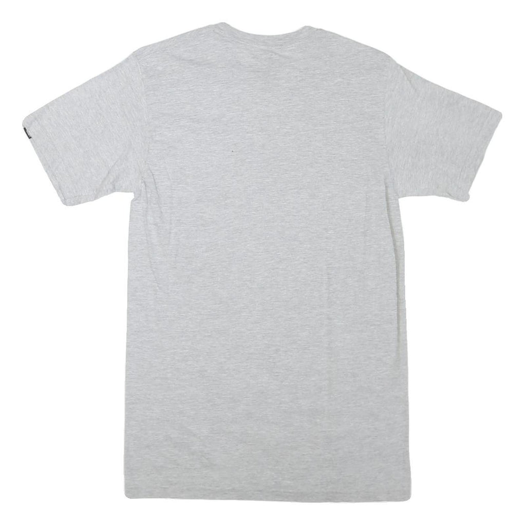 VANS Mens Grey Classic Fit S Short Sleeve Crew Neck Logo Cotton Blend T-Shirt