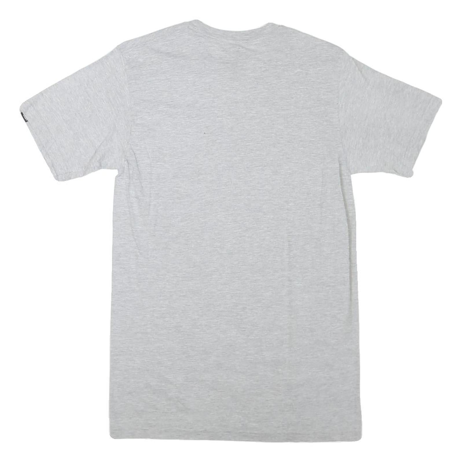 VANS Mens Grey Classic Fit S Short Sleeve Crew Neck Logo Cotton Blend T-Shirt