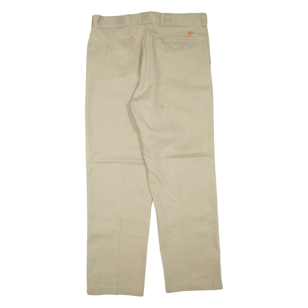 DICKIES Mens Trousers Beige Regular Tapered W36 L32