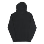 ELLESSE Womens Black Hoodie UK 10 Cotton Blend Pullover Hooded Sweatshirt