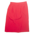 Womens Straight Skirt Red Midi M