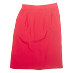 Womens Straight Skirt Red Midi M