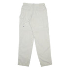 FJALLRAVEN Womens Polyamide Blend White Regular Cargo Trousers W30 L31