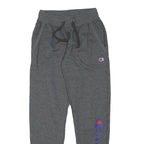 CHAMPION Womens Joggers Grey XS W23 L27 Cotton Blend Regular Tapered Drawstring